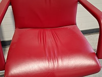 2x bureaustoel, rood - afbeelding 8 van  10