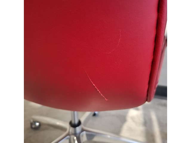 2x bureaustoel, rood - afbeelding 10 van  10