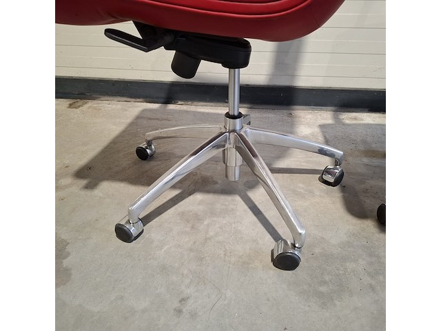 2x bureaustoel, rood - afbeelding 7 van  10