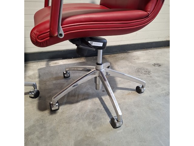 2x bureaustoel, rood - afbeelding 8 van  10