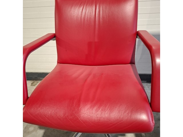 2x bureaustoel, rood - afbeelding 9 van  10