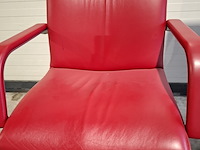 2x bureaustoel, rood - afbeelding 9 van  10