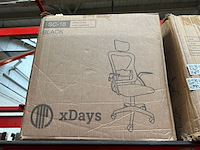 2x bureaustoel zwart xdays, sc-18 - afbeelding 4 van  4