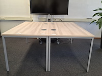 2x bureautafel - afbeelding 1 van  4