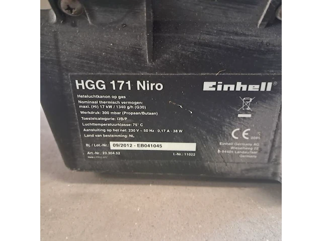 2x buta-gas kachel, einhell & laplaya, hgg 171 niro & heater lp 250 e - afbeelding 19 van  20