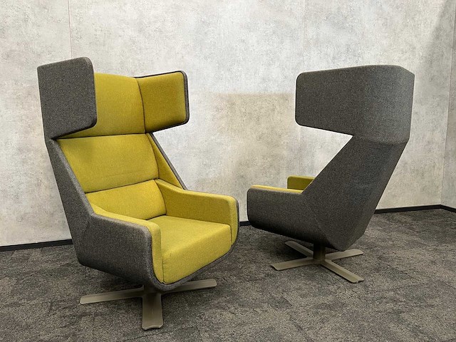 2x buzzispace buzzime - akoestische design fauteuil - draaibaar - afbeelding 1 van  8