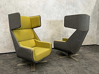 2x buzzispace buzzime - akoestische design fauteuil - draaibaar - afbeelding 1 van  8