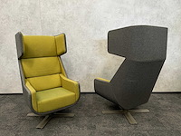 2x buzzispace buzzime - akoestische design fauteuil - draaibaar - afbeelding 4 van  8