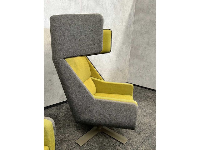 2x buzzispace buzzime - akoestische design fauteuil - draaibaar - afbeelding 7 van  8