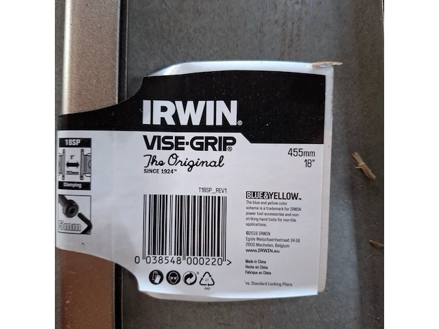 2x c-klem met zwenkpad irwin vise-grip, 18sp - afbeelding 5 van  5