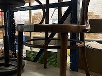 2x caféstoel, 1x kruk - afbeelding 3 van  6