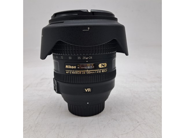2x camera lens en 1x teleconverter, nikon, o.a. af-s nikkor 24-120mm 1:1.4g ed vr - afbeelding 2 van  9