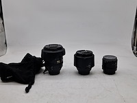 2x camera lens en 1x teleconverter, nikon, o.a. af-s nikkor 58mm 1:1.4g - afbeelding 2 van  10
