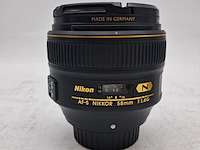2x camera lens en 1x teleconverter, nikon, o.a. af-s nikkor 58mm 1:1.4g - afbeelding 6 van  10