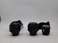 2x camera lens en 1x teleconverter, nikon, o.a. af-s nikkor 58mm 1:1.4g - afbeelding 1 van  9
