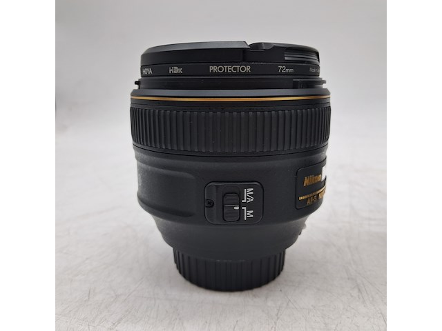 2x camera lens met 7x diverse teleconverters, nikon, o.a. af-s niikor 58mm 1:1.4g - afbeelding 5 van  10