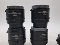 2x camera lens met 7x diverse teleconverters, nikon, o.a. af-s niikor 58mm 1:1.4g - afbeelding 7 van  10