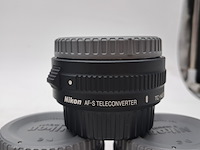 2x camera lens met 7x diverse teleconverters, nikon, o.a. af-s niikor 58mm 1:1.4g - afbeelding 10 van  10