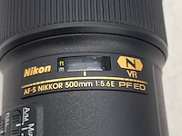 2x camera lens, nikkon, af-s nikkor 180-400mm 1:4 tc1.4 fl ed vr/af-s nikkor 500mm 1:5.6e pf ed - afbeelding 7 van  20