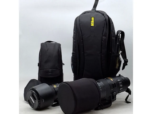 2x camera lens, nikkon, af-s nikkor 180-400mm 1:4 tc1.4 fl ed vr/af-s nikkor 500mm 1:5.6e pf ed - afbeelding 1 van  20