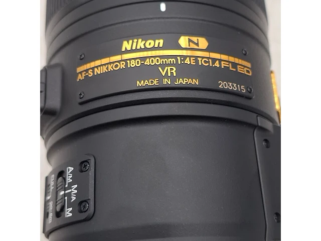 2x camera lens, nikkon, af-s nikkor 180-400mm 1:4 tc1.4 fl ed vr/af-s nikkor 500mm 1:5.6e pf ed - afbeelding 16 van  20