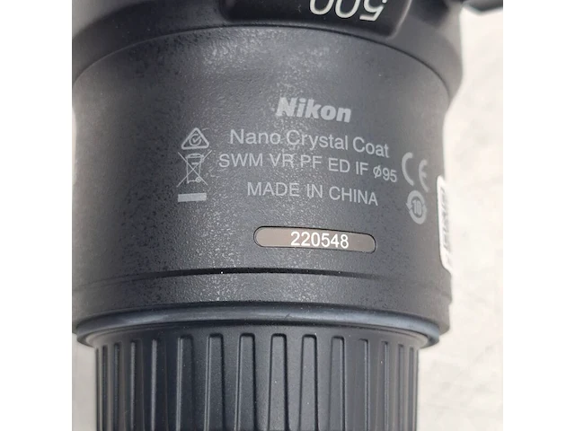 2x camera lens, nikkon, af-s nikkor 180-400mm 1:4e tc1.4 fl ed vr/af-s nikkor 500mm 1:5.6e pf ed - afbeelding 8 van  20