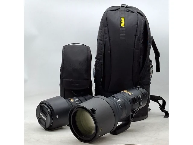 2x camera lens, nikkon, af-s nikkor 180-400mm 1:4e tc1.4 fl ed vr/af-s nikkor 500mm 1:5.6e pf ed - afbeelding 1 van  20