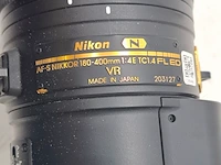 2x camera lens, nikkon, af-s nikkor 180-400mm 1:4e tc1.4 fl ed vr/af-s nikkor 500mm 1:5.6e pf ed - afbeelding 16 van  20