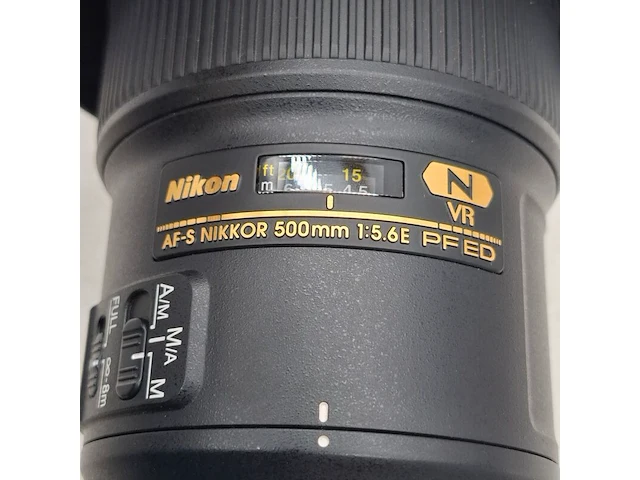 2x camera lens, nikkon, af-s nikkor 180-400mm 1:4e tc1.4 fl ed vr/af-s nikkor 500mm 1:5.6e pf ed - afbeelding 5 van  19