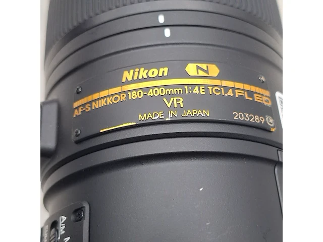 2x camera lens, nikkon, af-s nikkor 180-400mm 1:4e tc1.4 fl ed vr/af-s nikkor 500mm 1:5.6e pf ed - afbeelding 18 van  19