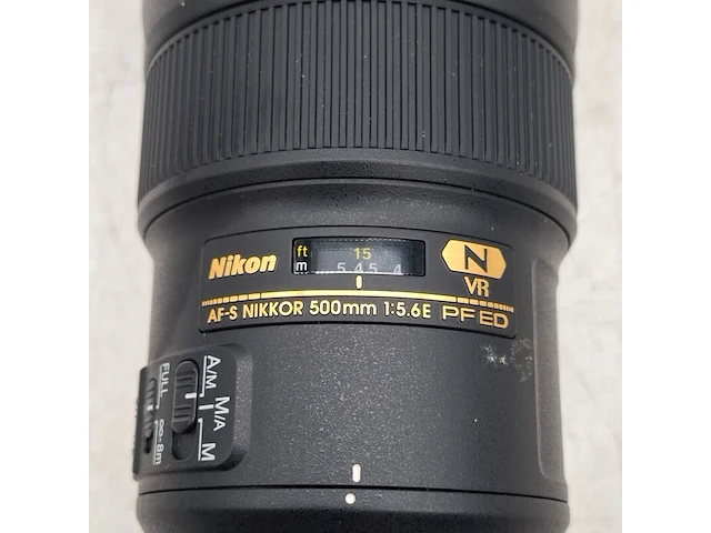 2x camera lens, nikkon, af-s nikkor 180-400mm 1:4e tc1:4 fl ed vr/af-s nikkor 500mm 1:5.6e pf ed - afbeelding 6 van  21