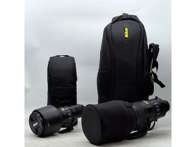 2x camera lens, nikkon, af-s nikkor 180-400mm 1:4e tc1:4 fl ed vr/af-s nikkor 500mm 1:5.6e pf ed - afbeelding 1 van  19