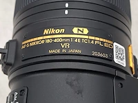 2x camera lens, nikkon, af-s nikkor 180-400mm 1:4e tc1:4 fl ed vr/af-s nikkor 500mm 1:5.6e pf ed - afbeelding 14 van  19