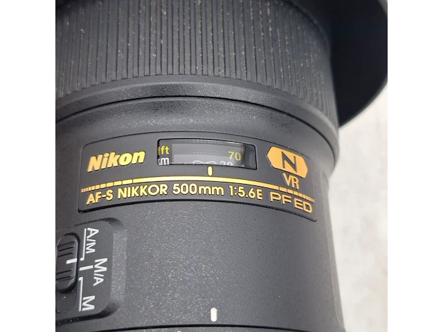 2x camera lens, nikkon, af-s nikkor 180-400mm 1:4e tc1:4 fl ed vr/af-s nikkor 500mm 1:5.6e pf ed - afbeelding 6 van  20