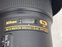 2x camera lens, nikkon, af-s nikkor 180-400mm 1:4e tc1:4 fl ed vr/af-s nikkor 500mm 1:5.6e pf ed - afbeelding 6 van  20