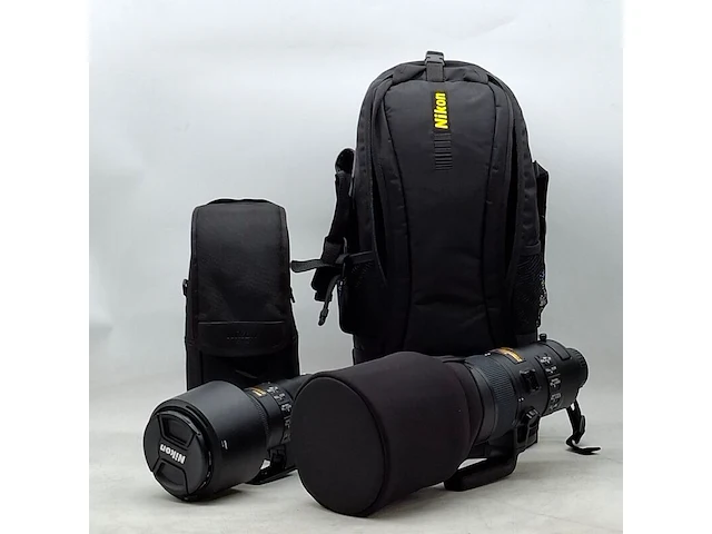2x camera lens, nikkon, af-s nikkor 180-400mm 1:4e tc1:4 fl ed vr/af-s nikkor 500mm 1:5.6e pf ed - afbeelding 1 van  20