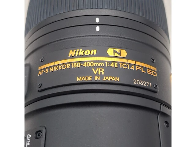2x camera lens, nikkon, af-s nikkor 180-400mm 1:4e tc1:4 fl ed vr/af-s nikkor 500mm 1:5.6e pf ed - afbeelding 17 van  20