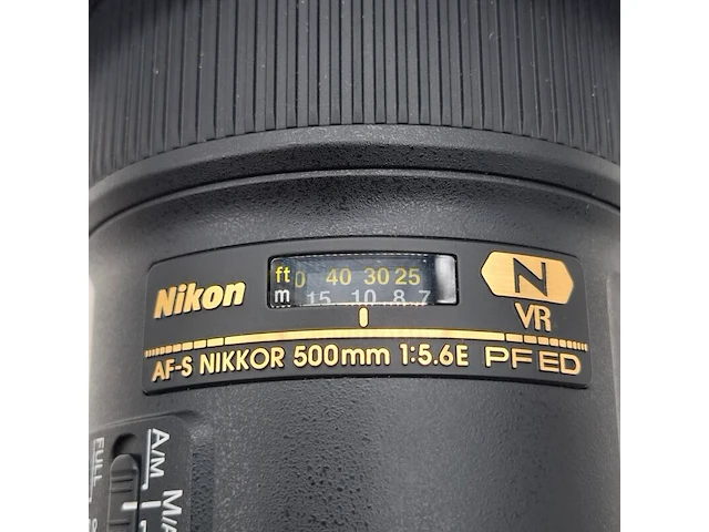 2x camera lens, nikkon, af-s nikkor 180-400mm 1:4e tc1:4 fl ed vr/af-s nikkor 500mm 1:5.6e pf ed - afbeelding 4 van  19