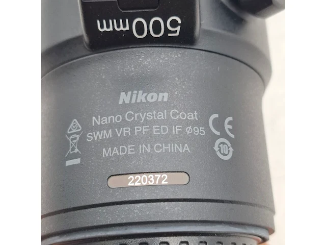 2x camera lens, nikkon, af-s nikkor 180-400mm 1:4e tc1:4 fl ed vr/af-s nikkor 500mm 1:5.6e pf ed - afbeelding 6 van  19