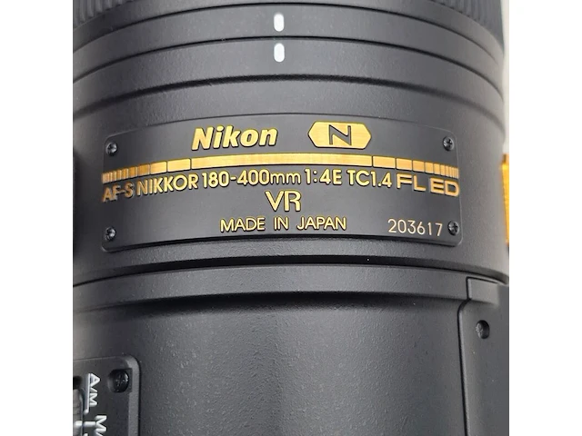 2x camera lens, nikkon, af-s nikkor 180-400mm 1:4e tc1:4 fl ed vr/af-s nikkor 500mm 1:5.6e pf ed - afbeelding 13 van  18