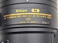 2x camera lens, nikkon, af-s nikkor 180-400mm 1:4e tc1:4 fl ed vr/af-s nikkor 500mm 1:5.6e pf ed - afbeelding 13 van  18