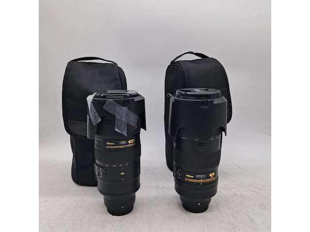 2x camera lens, nikon, 1x af-s nikkor 70-200mm - afbeelding 1 van  10