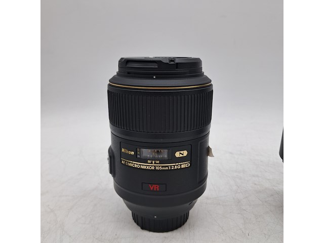 2x camera lens, nikon, af-s micro nikkor 1-05mm 1:2.8g ed - afbeelding 2 van  8