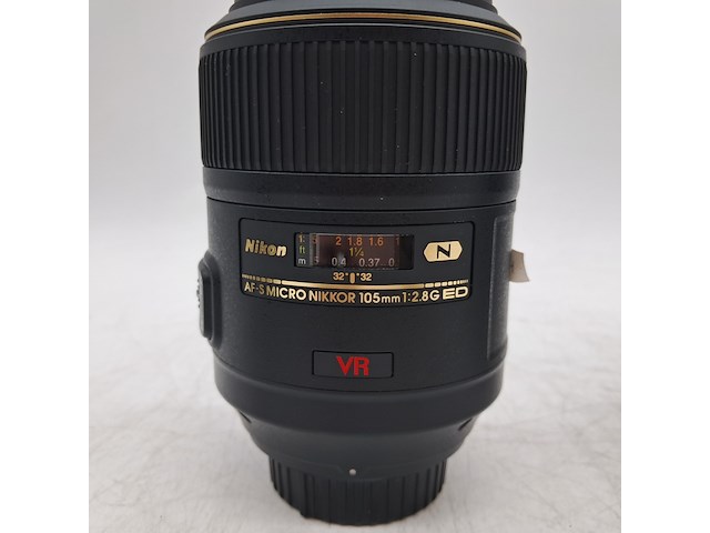 2x camera lens, nikon, af-s micro nikkor 1-05mm 1:2.8g ed - afbeelding 3 van  8