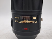 2x camera lens, nikon, af-s micro nikkor 1-05mm 1:2.8g ed - afbeelding 3 van  8