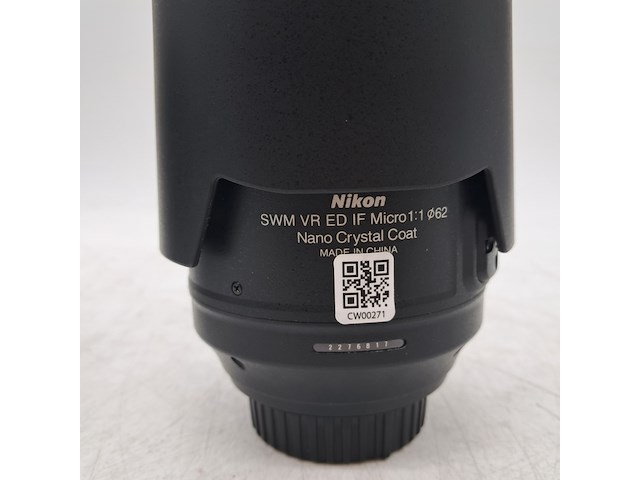 2x camera lens, nikon, af-s micro nikkor 1-05mm 1:2.8g ed - afbeelding 8 van  8