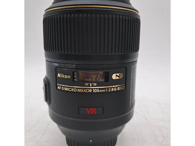 2x camera lens, nikon, af-s micro nikkor 105mm 1:2.8g ed - afbeelding 3 van  7