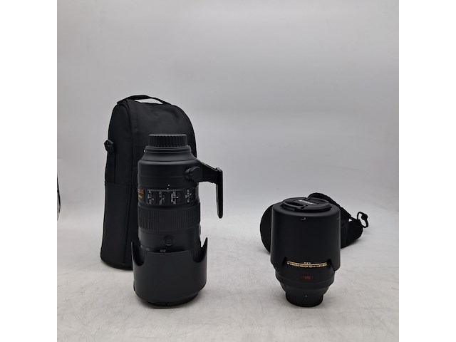 2x camera lens, nikon, af-s micro nikkor 105mm 1:2.8g ed - afbeelding 1 van  10