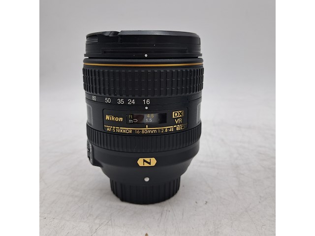 2x camera lens, nikon, af-s nikkor 16-80mm 1:2.8-4e ed - afbeelding 2 van  7