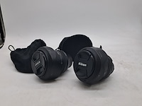 2x camera lens, nikon, af-s nikkor 24-120mm 1:4g ed